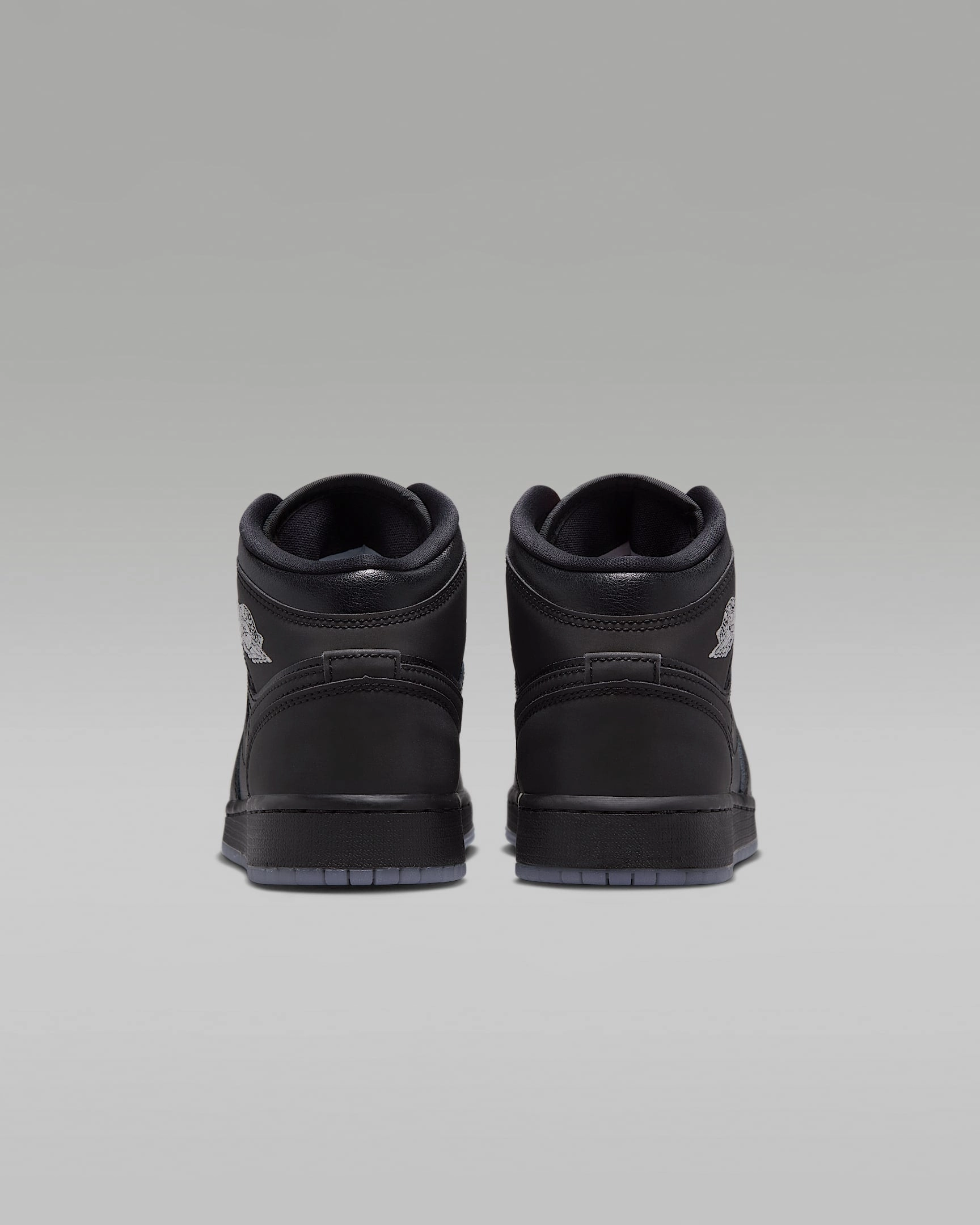 Nike Kids' Air Jordan 1 Mid Se Shoes - Black / White / Wolf Grey Asics Trail Running Shoes For Overpronators