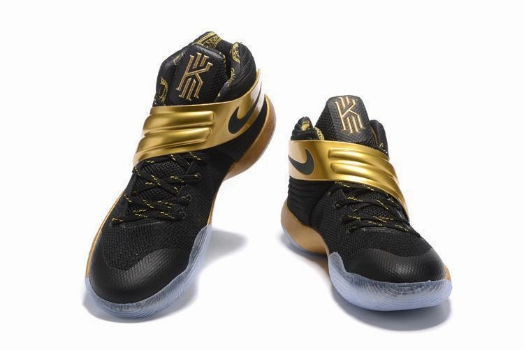 Nike Kyrie 2 Black Gold Men Basketball Shoes Sale Size US 7-12 Asics Gel-excite 9 Running Shoes Reviews