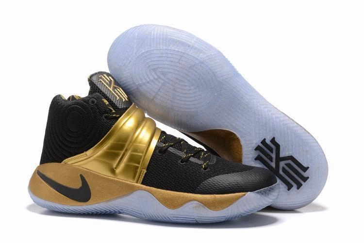 Best Asics Shoes For Hiit Nike Kyrie 2 Black Gold Men Basketball Shoes Sale Size US 7-12