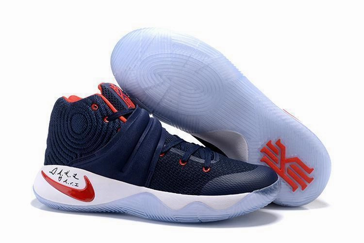 Nike Kyrie 2 Navy Men Basketball Shoes Sale Size US 7-12 Asics Tennis Shoes Uk