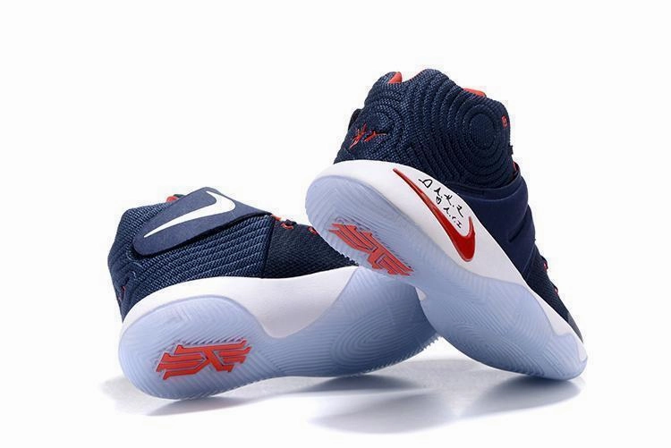 Nike Kyrie 2 Navy Men Basketball Shoes Sale Size US 7-12 Best Asics Arch Support Walking Shoes