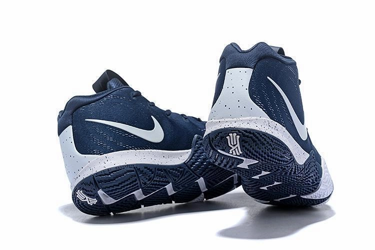 Asics Wrestling Shoe Laces Nike Kyrie 4 Navy White Men Basketball Shoes Sale Size US 7,8,8.5,9.5,10,11,12