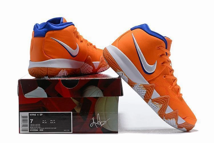 The Asics Shoes Nike Kyrie 4 Orange Men Basketball Shoes Sale Size US 7,8,8.5,9.5,10,11,12