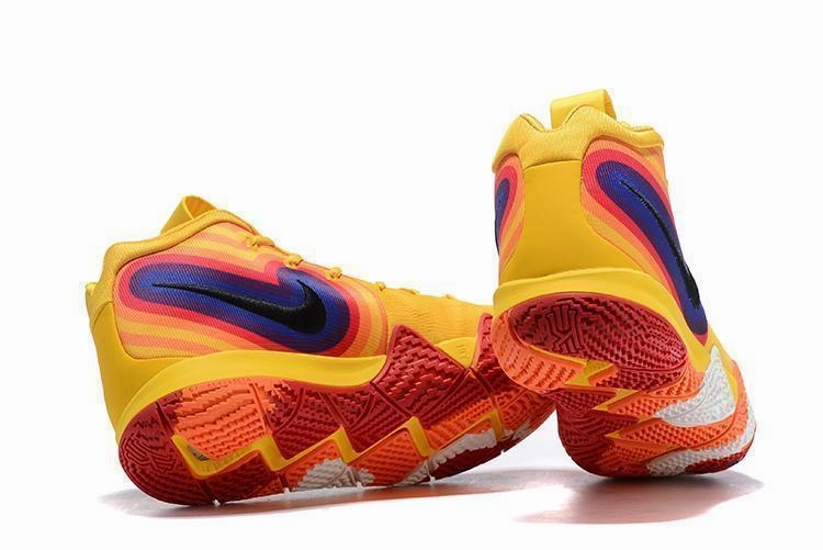 Nike Kyrie 4 "70s" Yellow Men Basketball Shoes Sale Size US 7-12 Ranking Asics Running Shoes