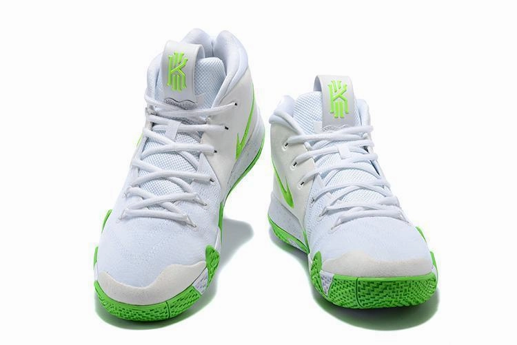 Nike Kyrie 4 White Green Men Basketball Shoes Sale Size US 7-12 Asics.com Tennis Shoes