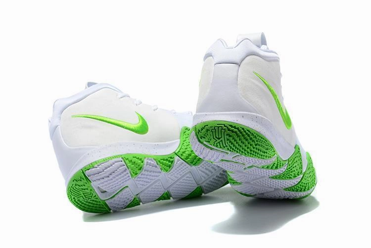 Nike Kyrie 4 White Green Men Basketball Shoes Sale Size US 7,8,8.5,9.5,10,11,12 Asics P2 Wrestling Shoes
