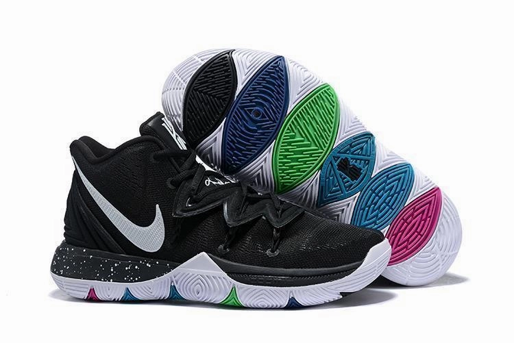 Stability Asics Shoes Nike Kyrie 5 Black White Men Basketball Shoes Sale Size US 7,8,8.5,9.5,10,11,12
