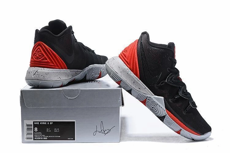 Nike Kyrie 5 Black White Red Men Basketball Shoes Sale Size US 7,8,8.5,9.5,10,11,12 Asics Gel Quantum 90 Running Shoes