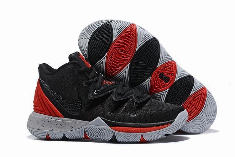 Nike Kyrie 5 Black White Red Men Basketball Shoes Sale Size US 7,8,8.5,9.5,10,11,12 Asics Wide Wrestling Shoes