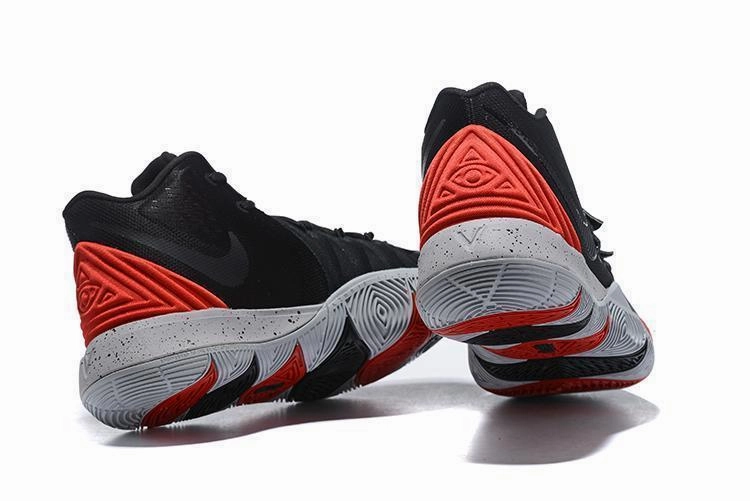 Nike Kyrie 5 Black White Red Men Basketball Shoes Sale Size US 7,8,8.5,9.5,10,11,12 Asics Thick Sole Shoes