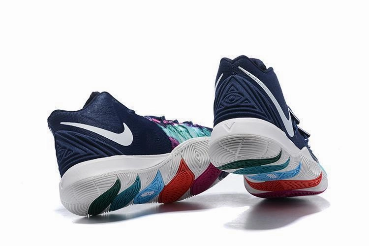 Nike Kyrie 5 Blue Camoplage Men Basketball Shoes Sale Size US 7,8,8.5,9.5,10,11,12 Asics Djokovic Shoes