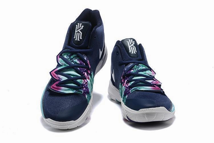 Nike Kyrie 5 Blue Camoplage Men Basketball Shoes Sale Size US 7,8,8.5,9.5,10,11,12 Asics Versablast Shoes
