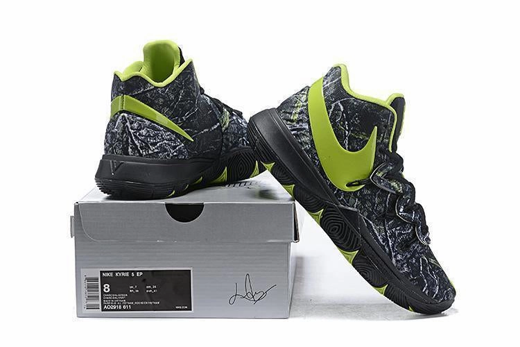 Nike Kyrie 5 Camoplage Green Men Basketball Shoes Sale Size US 7,8,8.5,9.5,10,11,12 Asics Oly Shoes