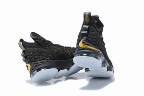 Nike Lebron XV 15 Black Gold Men Shoes Sale Size US7,8,8.5,9,10,11,12 Asics Vs Nike Shoes