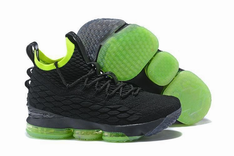 Nike Lebron XV 15 Black Green Men Shoes Sale Size US7,8,8.5,9,10,11,12 Asics Running Shoes Cumulus 24