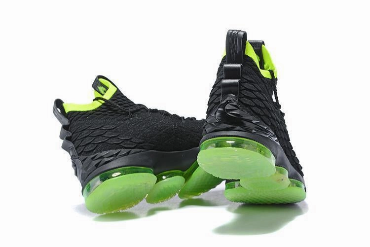 Asics Signature Shoes Nike Lebron XV 15 Black Green Men Shoes Sale Size US7,8,8.5,9,10,11,12