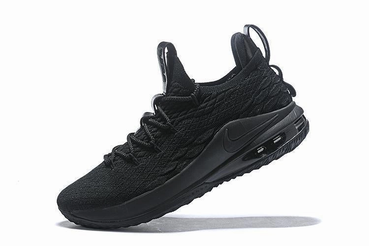 Nike Lebron XV 15 Low All Black Men Shoes Sale Size US7,8,8.5,9,10,11,12 Asics Speedstar Shoes