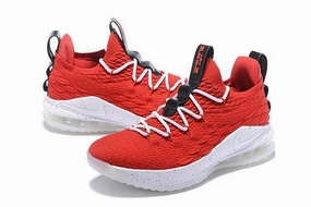 Asic Tennis Shoes Review Nike Lebron XV 15 Low EP University Red Men Shoes Sale Size US7,8,8.5,9,10,11,12