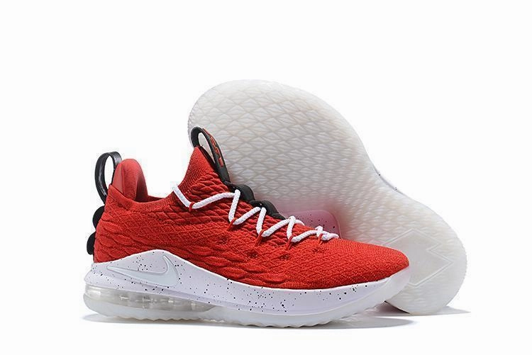 ASICS Shoe Guide Nike Lebron XV 15 Low EP University Red Men Shoes Sale Size US7,8,8.5,9,10,11,12