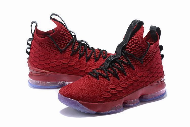 Nike Lebron XV 15 Red Bordeaux Men Shoes Sale Size US7,8,8.5,9,10,11,12 Asics Running Shoes Weight