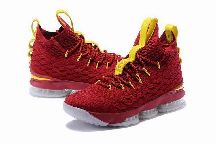 Nike Lebron XV 15 Red Yellow Men Shoes Sale Size US 7-12 Asics Running Shoes Older Models
