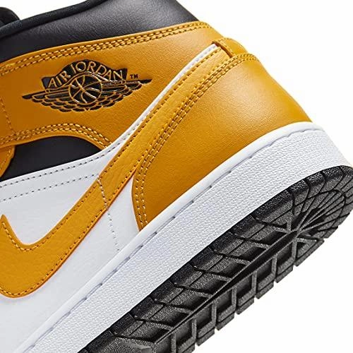 Nike Men's Jordan 1 Mid University  Nike Gold Sneaker Asics Wrestling Shoes Size 6