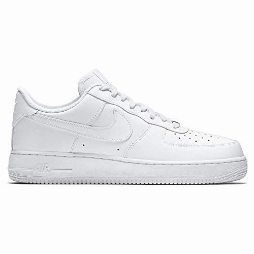 Nike Men's NIKE AIR FORCE 1 '07 BASKETBALL SHOES 13 (WHITE/WHITE ) Asics Splatter Paint Shoes