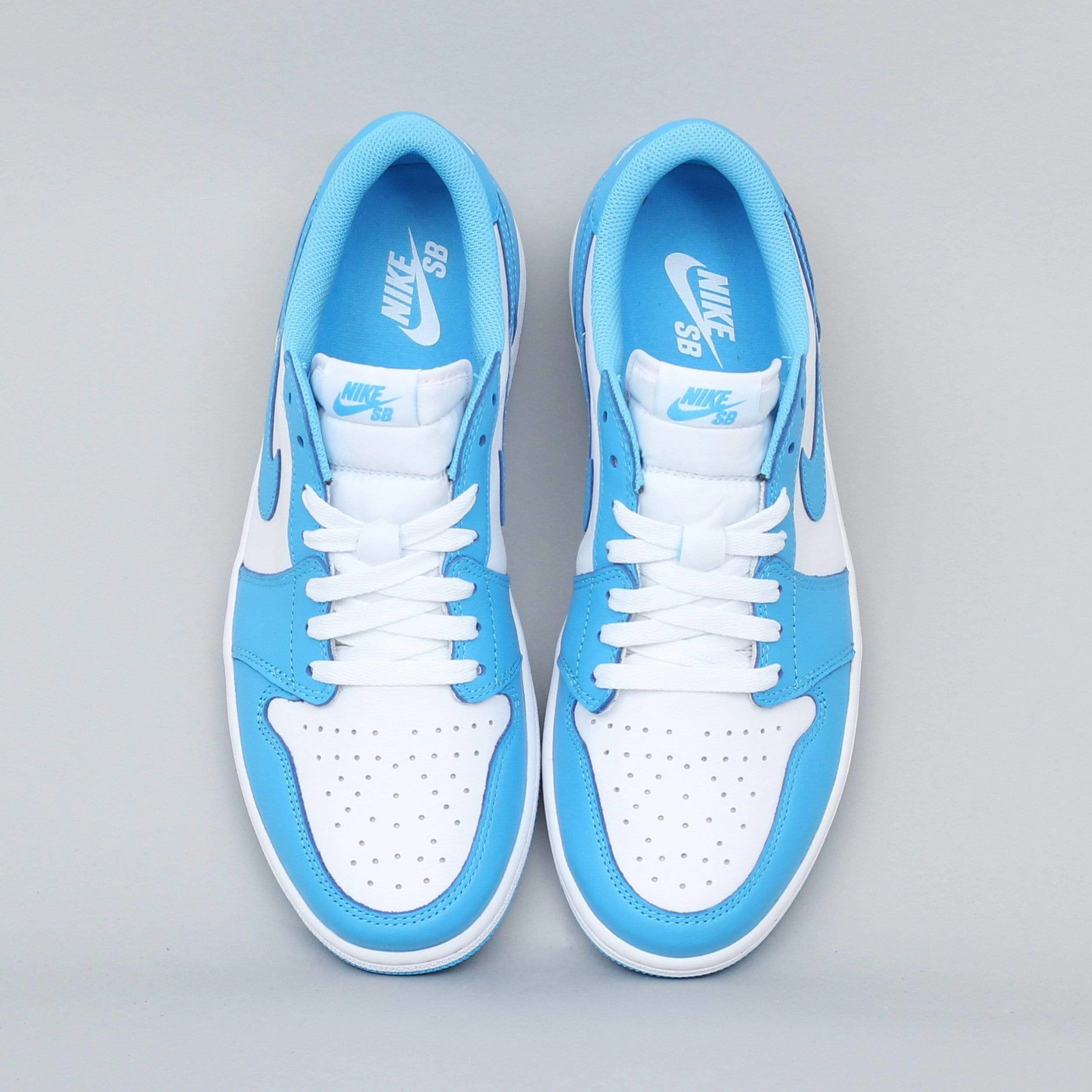 Nike SB Air Jordan 1 Low QS Shoes Dark Powder Blue / Dark Powder Blue Asics Running Shoes Outlet