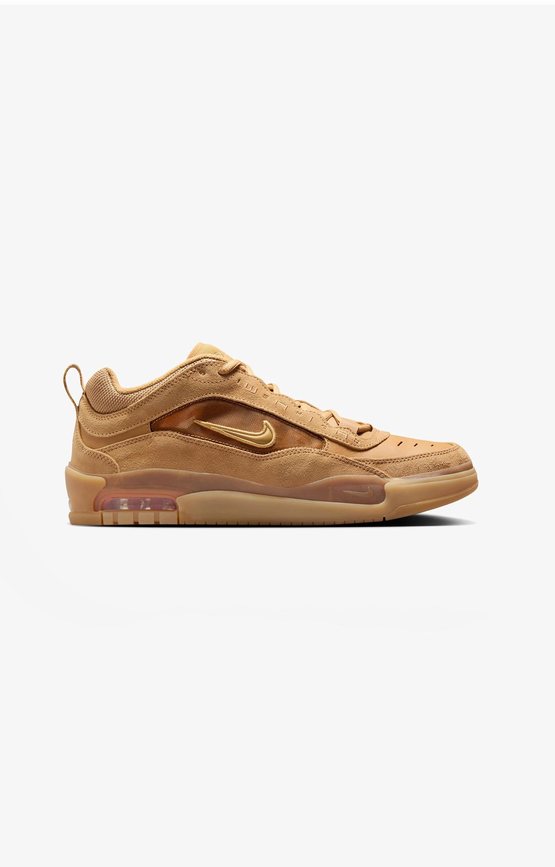 Nike SB Air Max Ishod Shoe, Flax/Wheat/Orange Asics Spikes Running Shoes