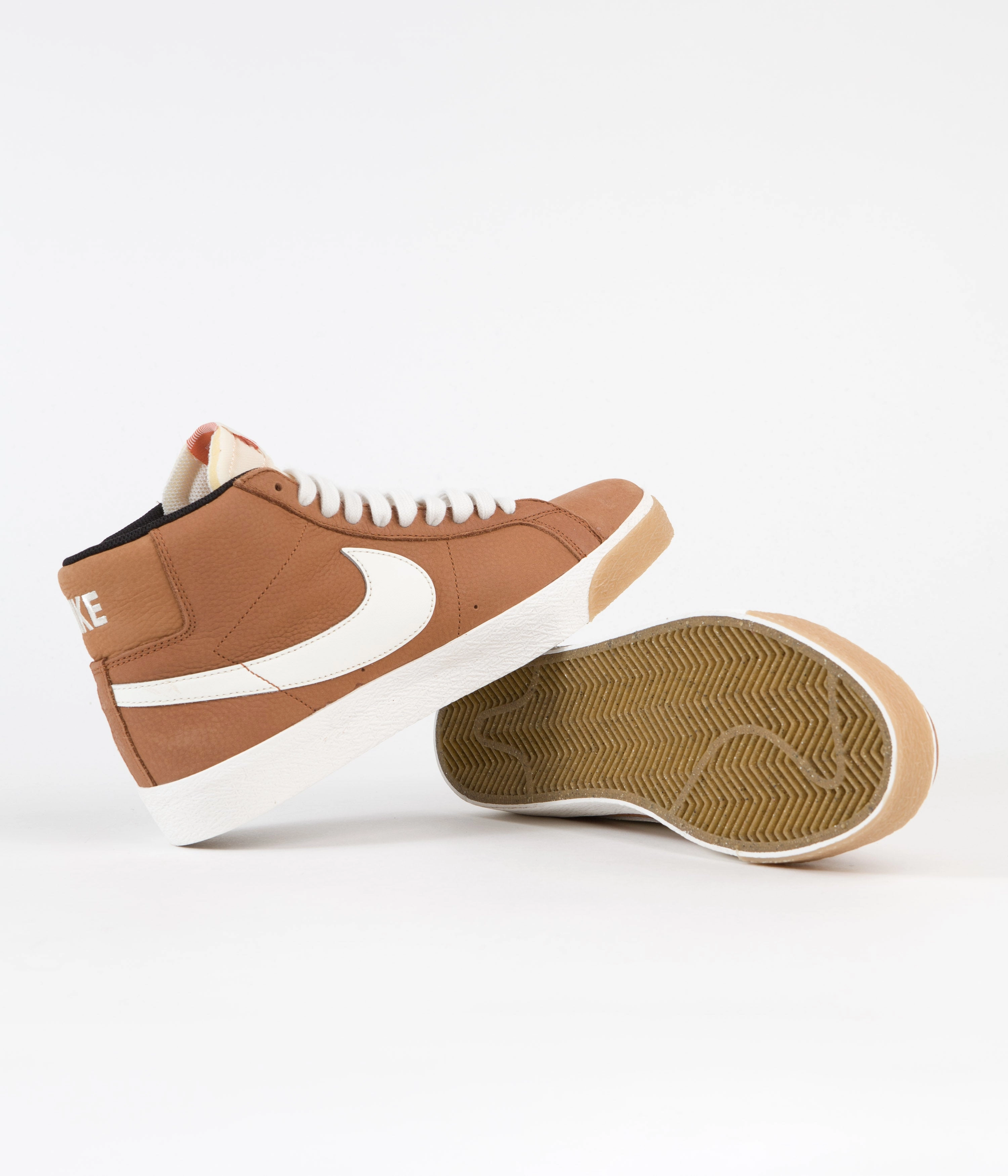 Shop Asics Shoes Online Nike SB Blazer Mid Orange Label Shoes - Dark Russet / Sail - Dark Russet - Black
