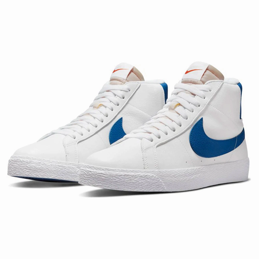 NIKE SB BLAZER MID ORANGE LABEL WHITE / VARSITY ROYAL Asic Shoes For Overpronation