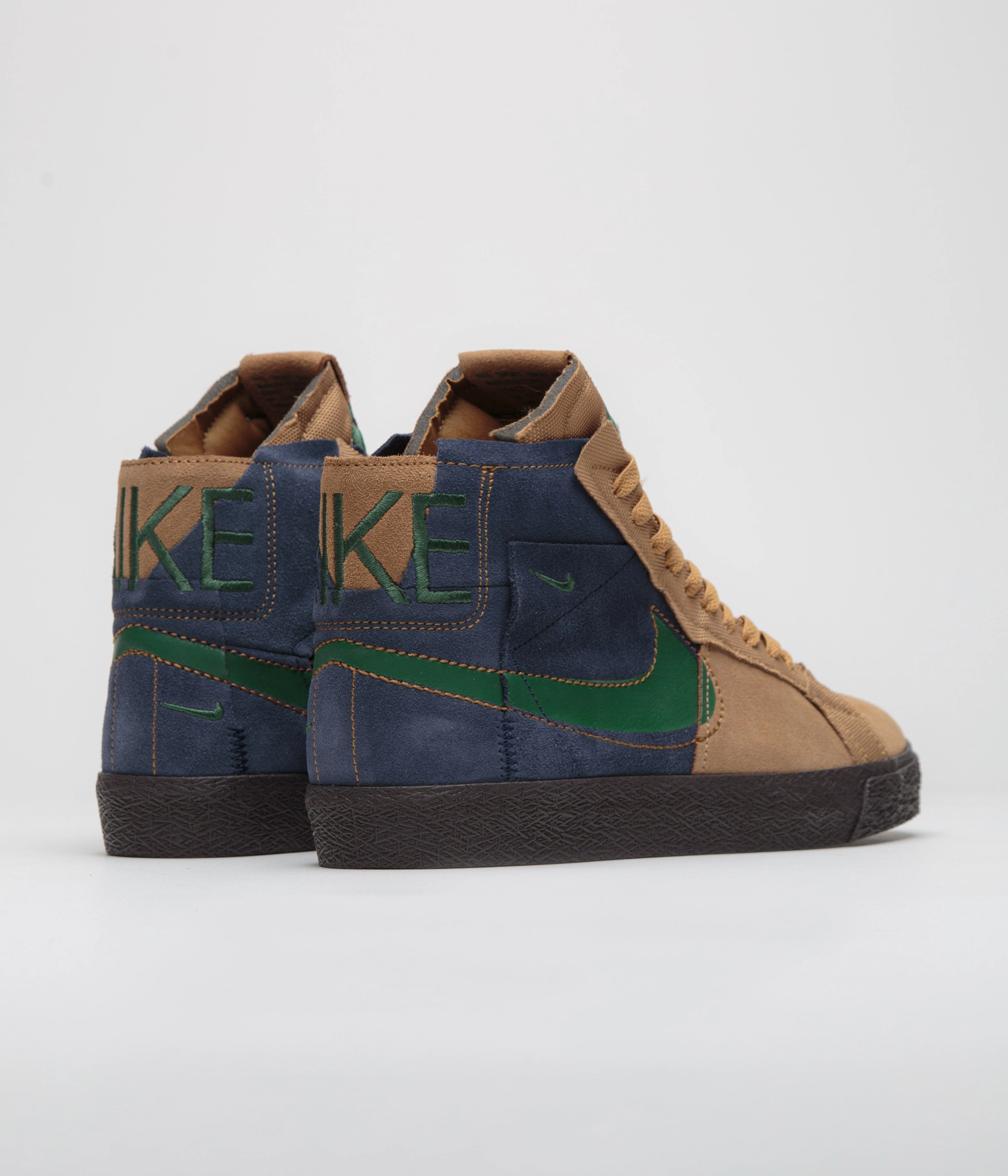 Nike SB Blazer Mid Premium Shoes - Legend Dark Brown / Fir - Obsidian Asics Gel-nimbus 26 Running Shoes Review
