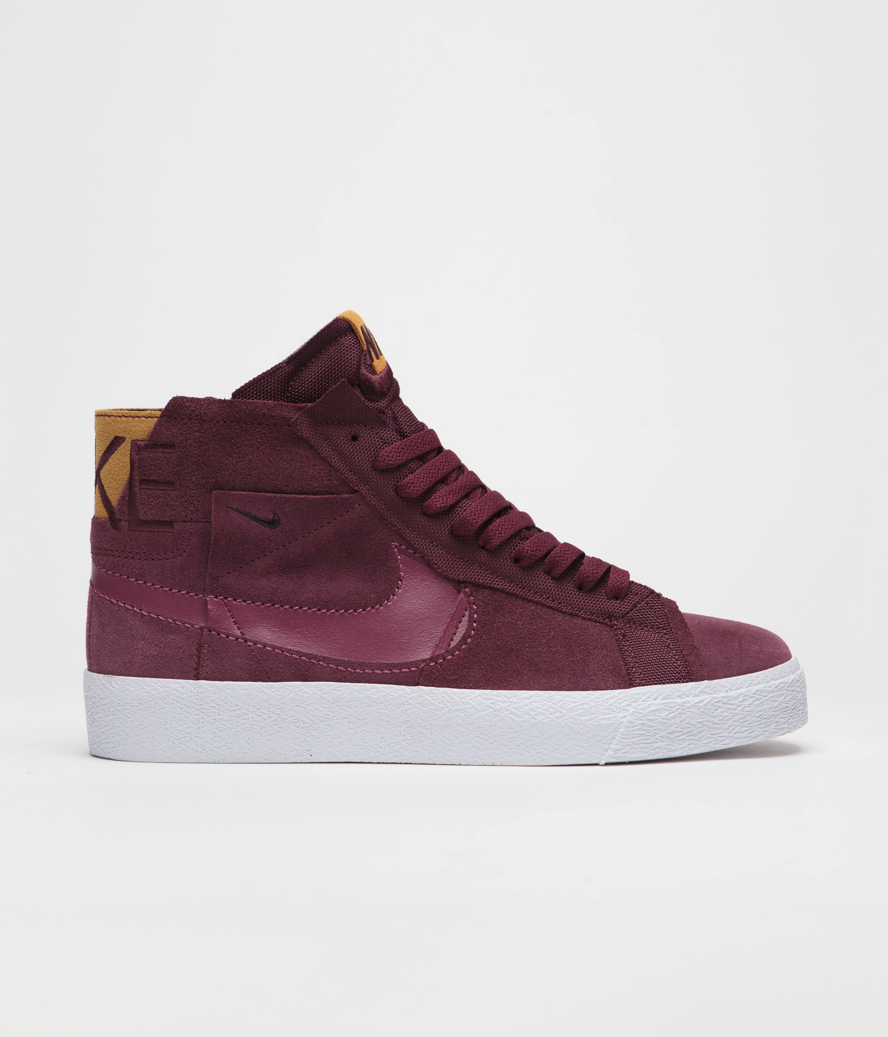 Asics Gel-tactic Indoor Sport Shoes Nike SB Blazer Mid Premium Shoes - Night Maroon / Rosewood - Night Maroon - White