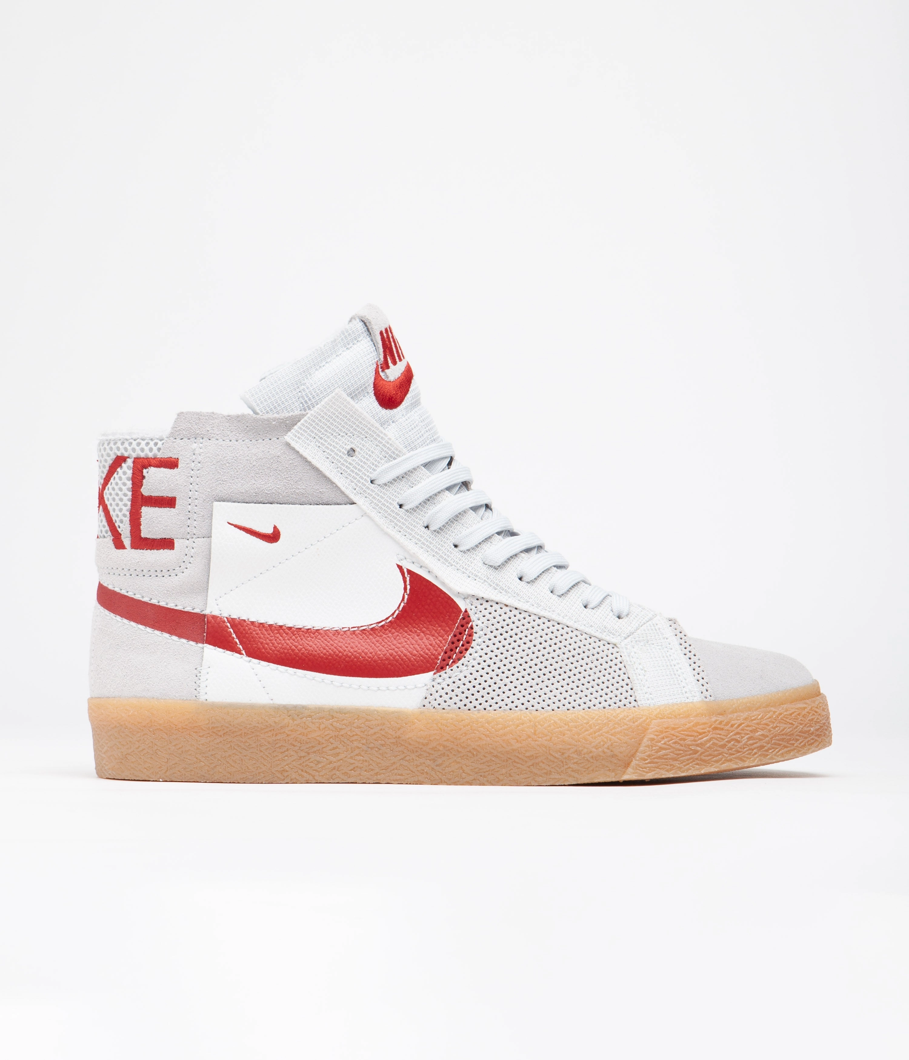 Nike SB Blazer Mid Premium Shoes - Summit White / University Red Asics Shoes Good For Plantar Fasciitis