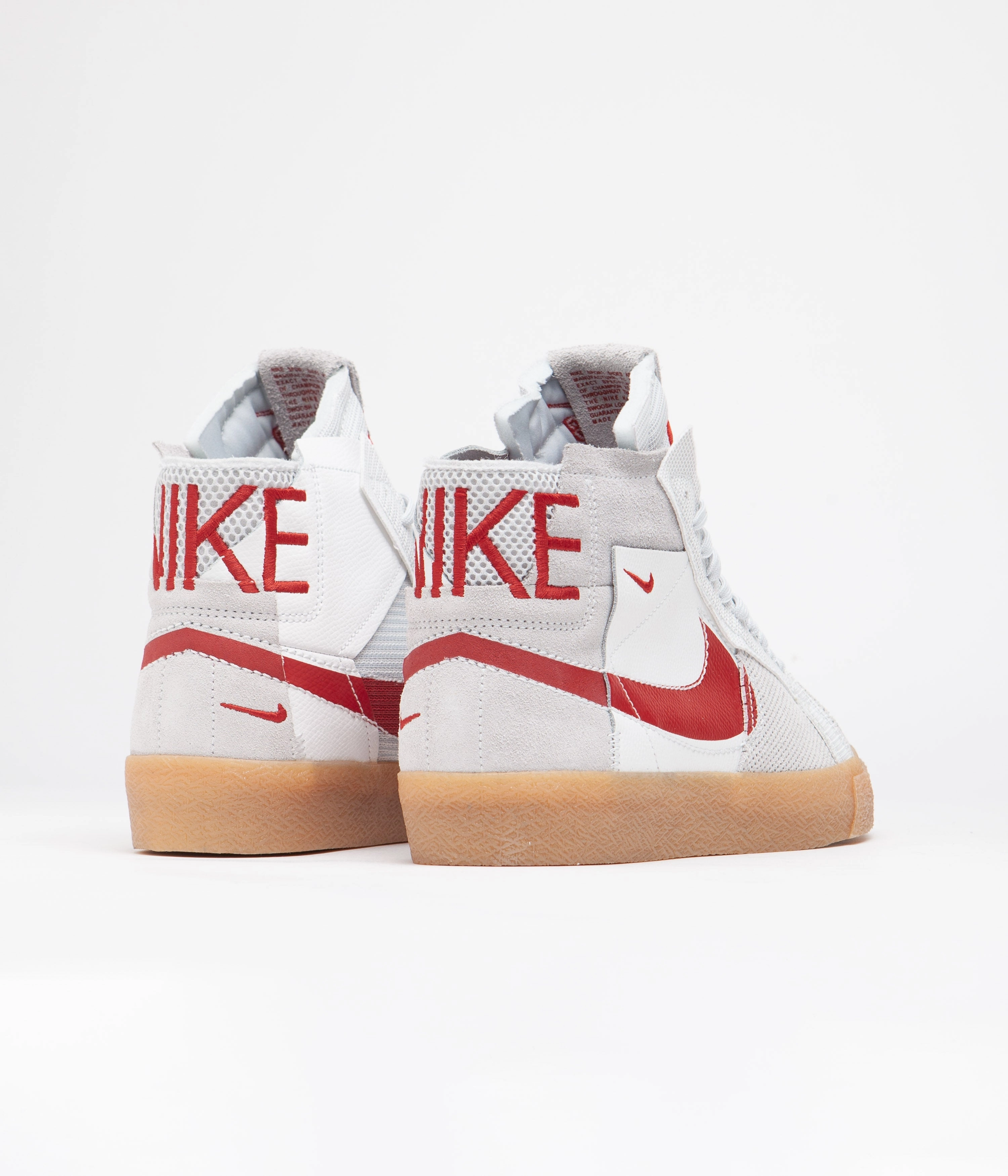 Nike SB Blazer Mid Premium Shoes - Summit White / University Red Best Shoes For Underpronation