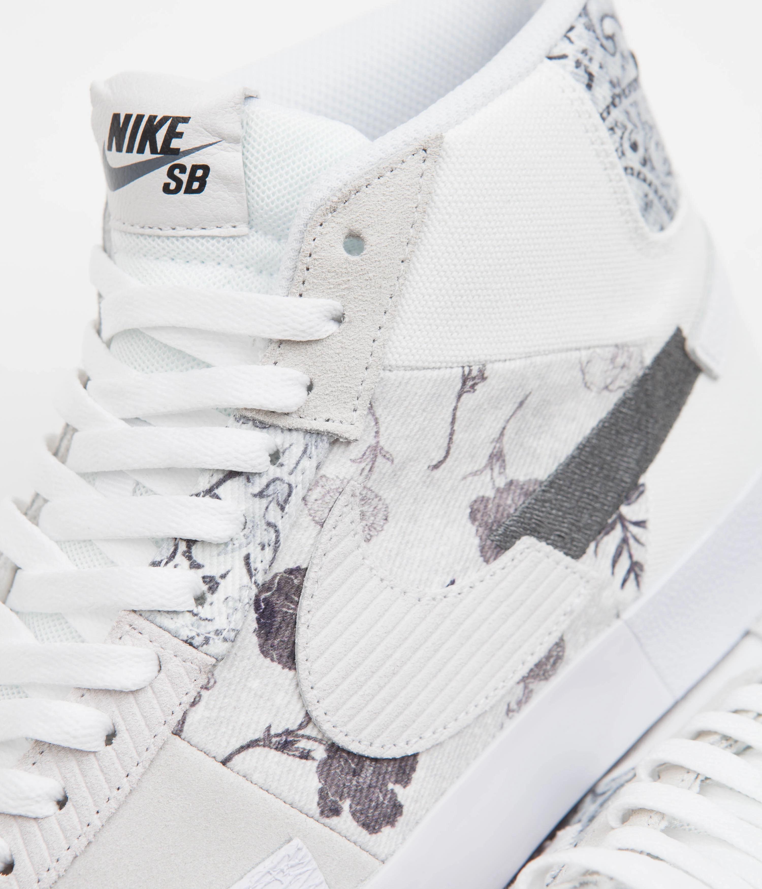 Walmart Asics Shoes Nike SB Blazer Mid Premium Shoes - White / Smoke Grey - White - Pure Platinum