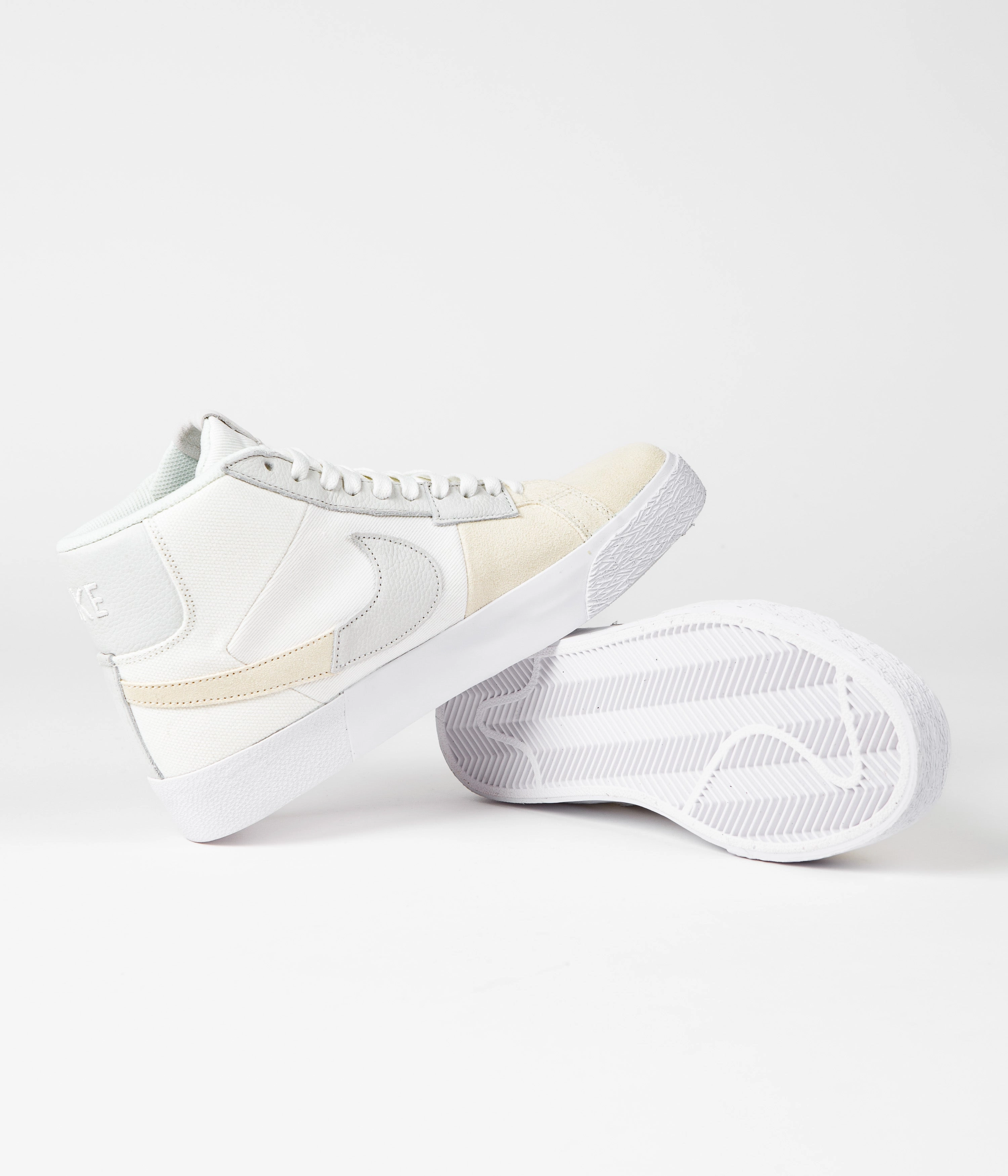 Nike SB Blazer Mid Premium Shoes - White / White - White - Summit White Asics Shoes Gel 1090