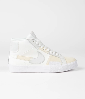 Nike SB Blazer Mid Premium Shoes - White / White - White - Summit White Most Comfortable Asics Shoe