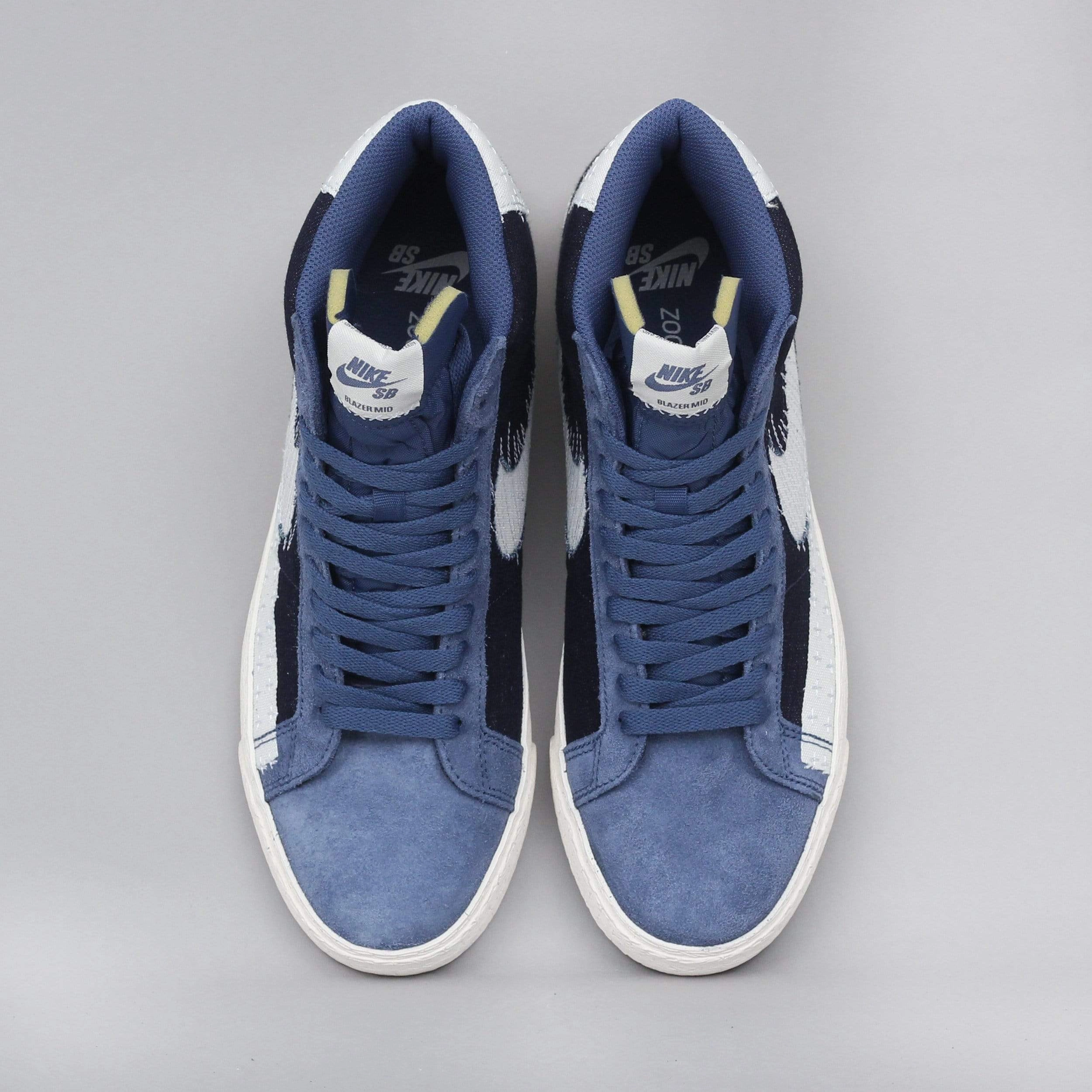 Best Asics Shoes For Zumba Nike SB Blazer Mid Premium Shoes Mystic Navy / Sail - Sail - Gum Light Brown