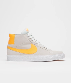 Nike SB Blazer Mid Shoes - Summit White / Laser Orange - Summit White Asics Gel 100 Not Out Cricket Shoes