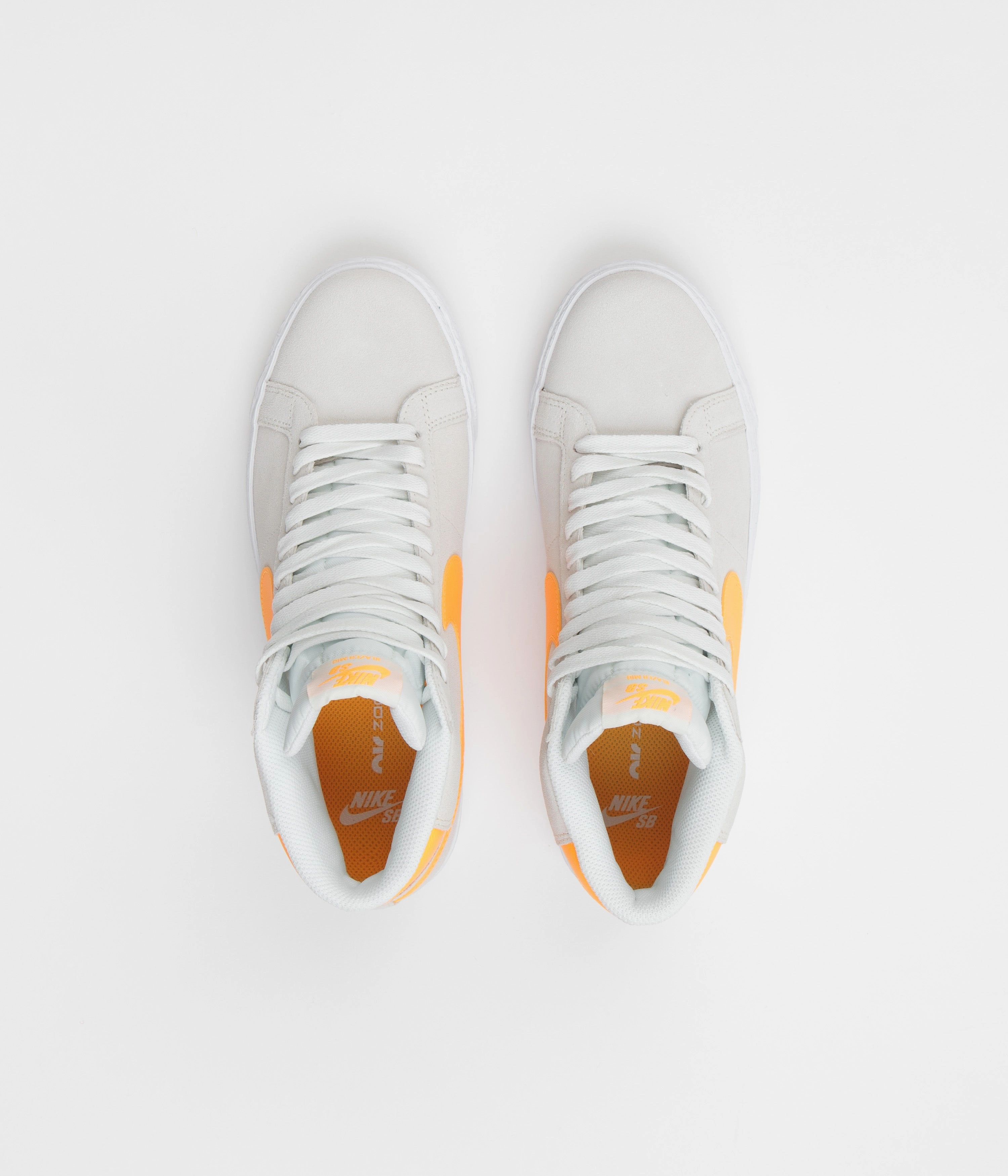 Nike SB Blazer Mid Shoes - Summit White / Laser Orange - Summit White Asics Youth Shoe Size Chart