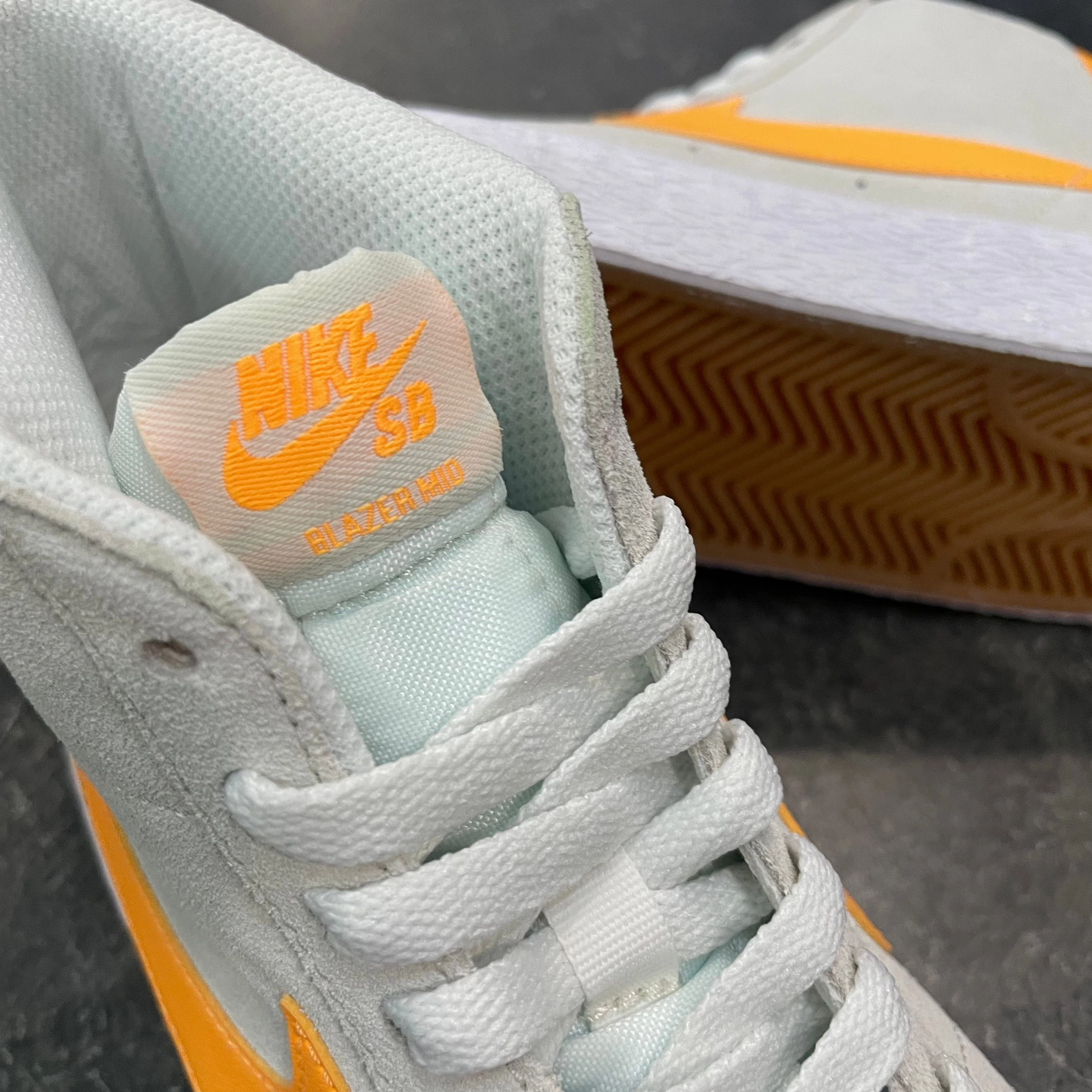 Asics Tennis Shoes Sizing Nike SB Blazer Mid Summit White/Laser Orange SALE