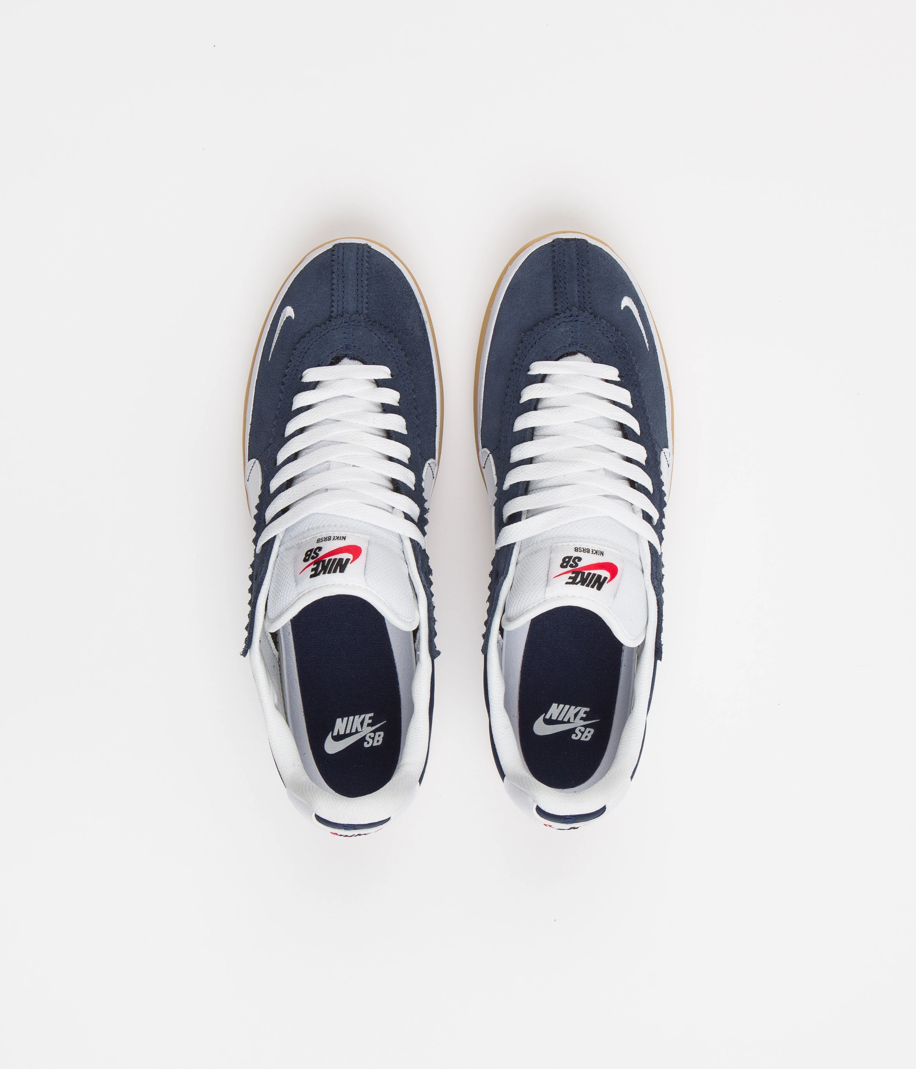 Nike SB BRSB Shoes - Navy / White - Navy - University Red Asics Shoes Runners