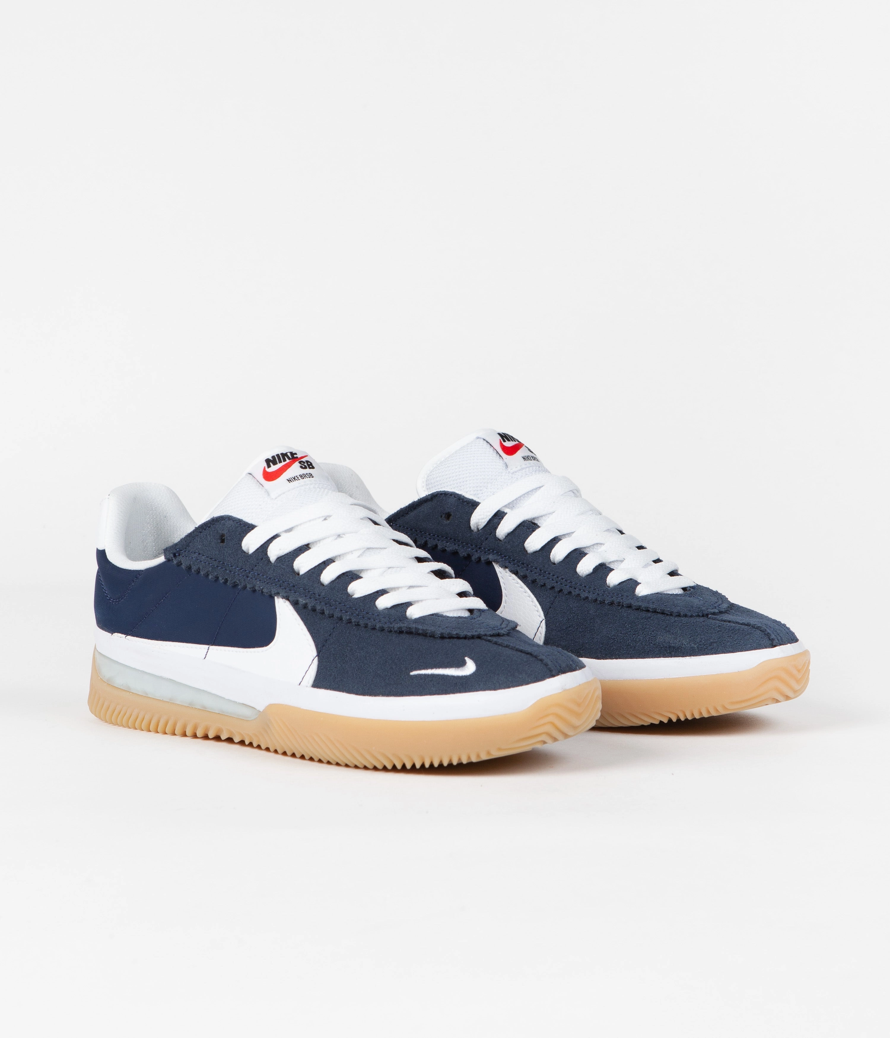 Nike SB BRSB Shoes - Navy / White - Navy - University Red Asics Shoes For Handball