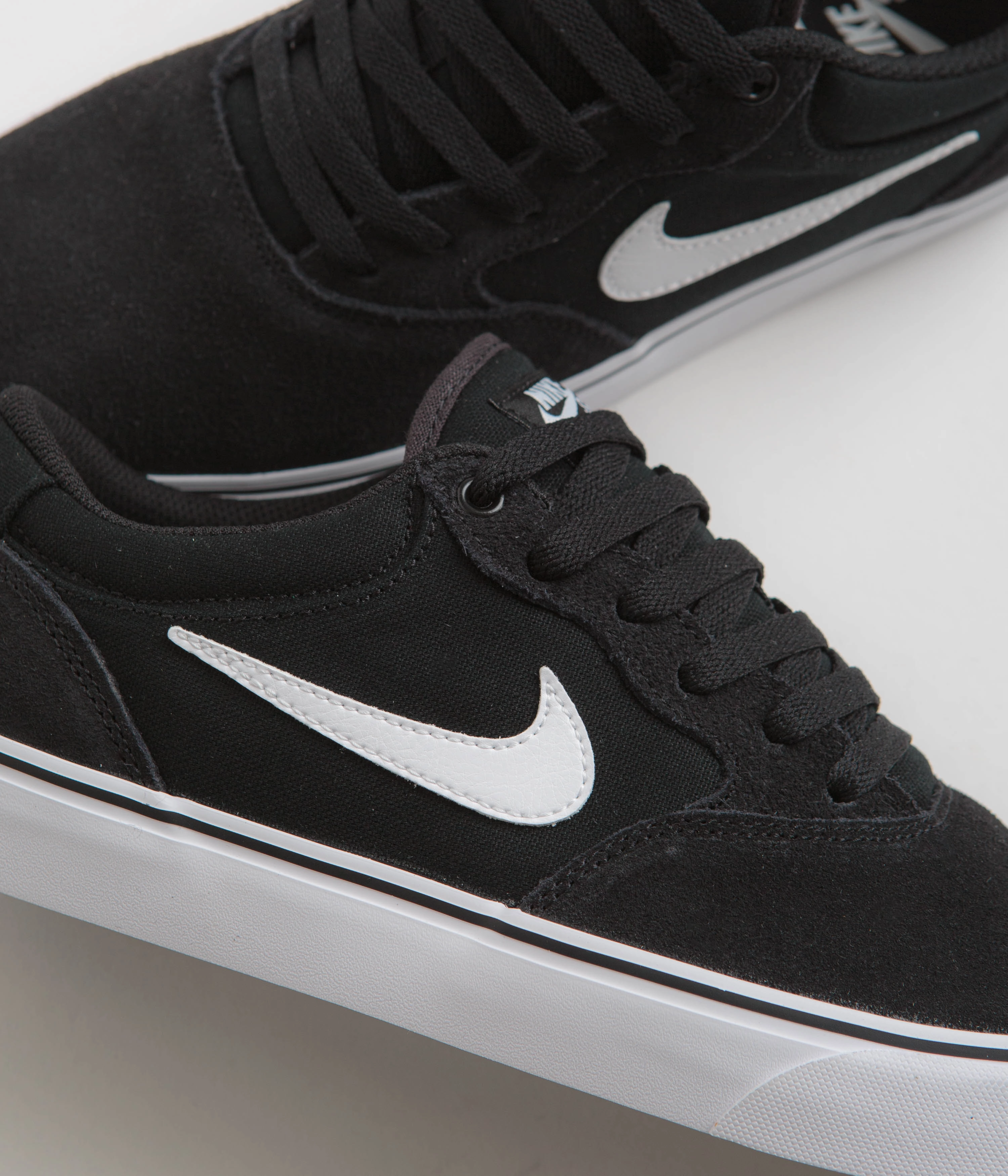 Nike SB Chron 2 Shoes - Black / White - Black Shoes Similar To Asics Gel Nimbus 23