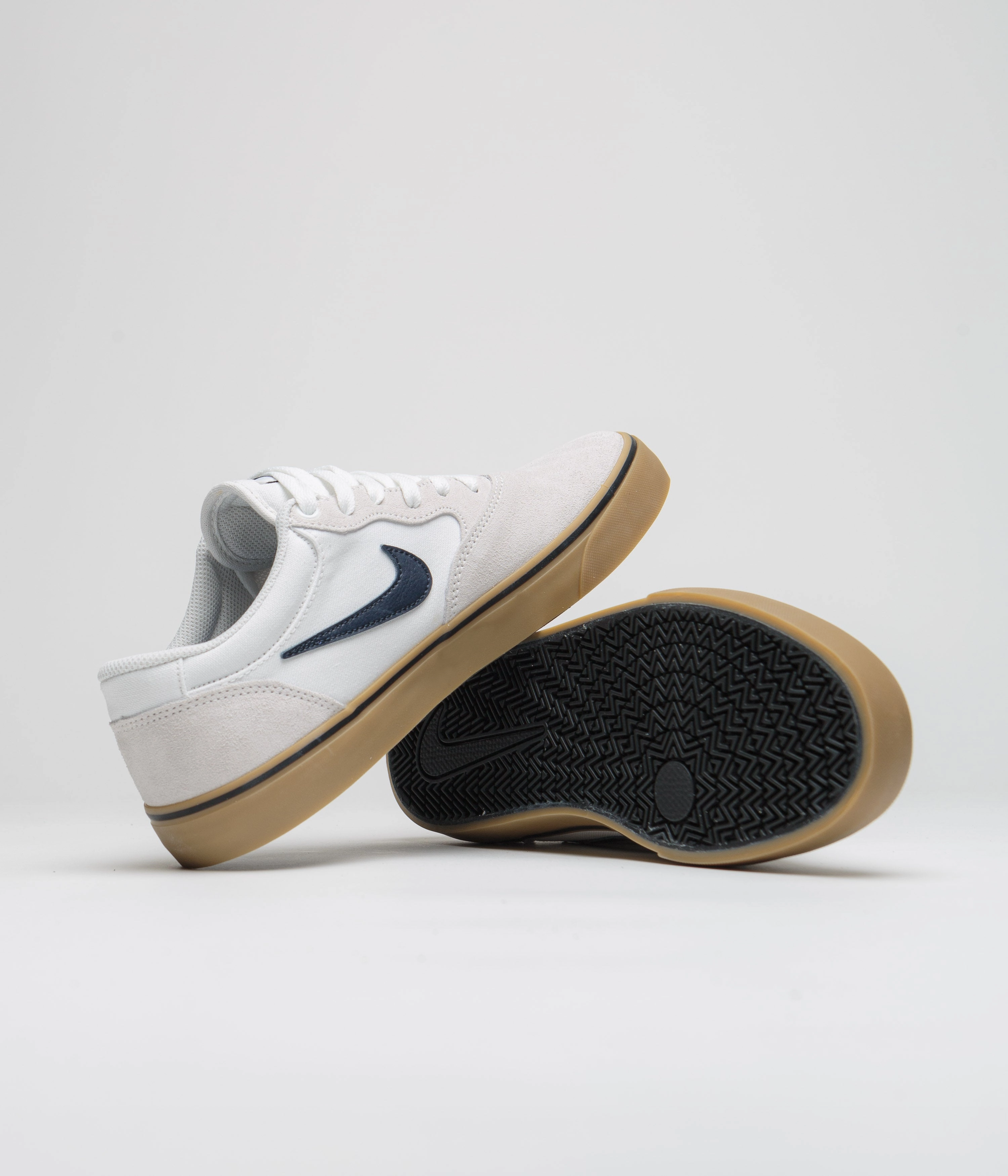 Nike SB Chron 2 Shoes - White / Obsidian - White - Gum Light Brown Asics Dan Gable Evo 3 Wrestling Shoes