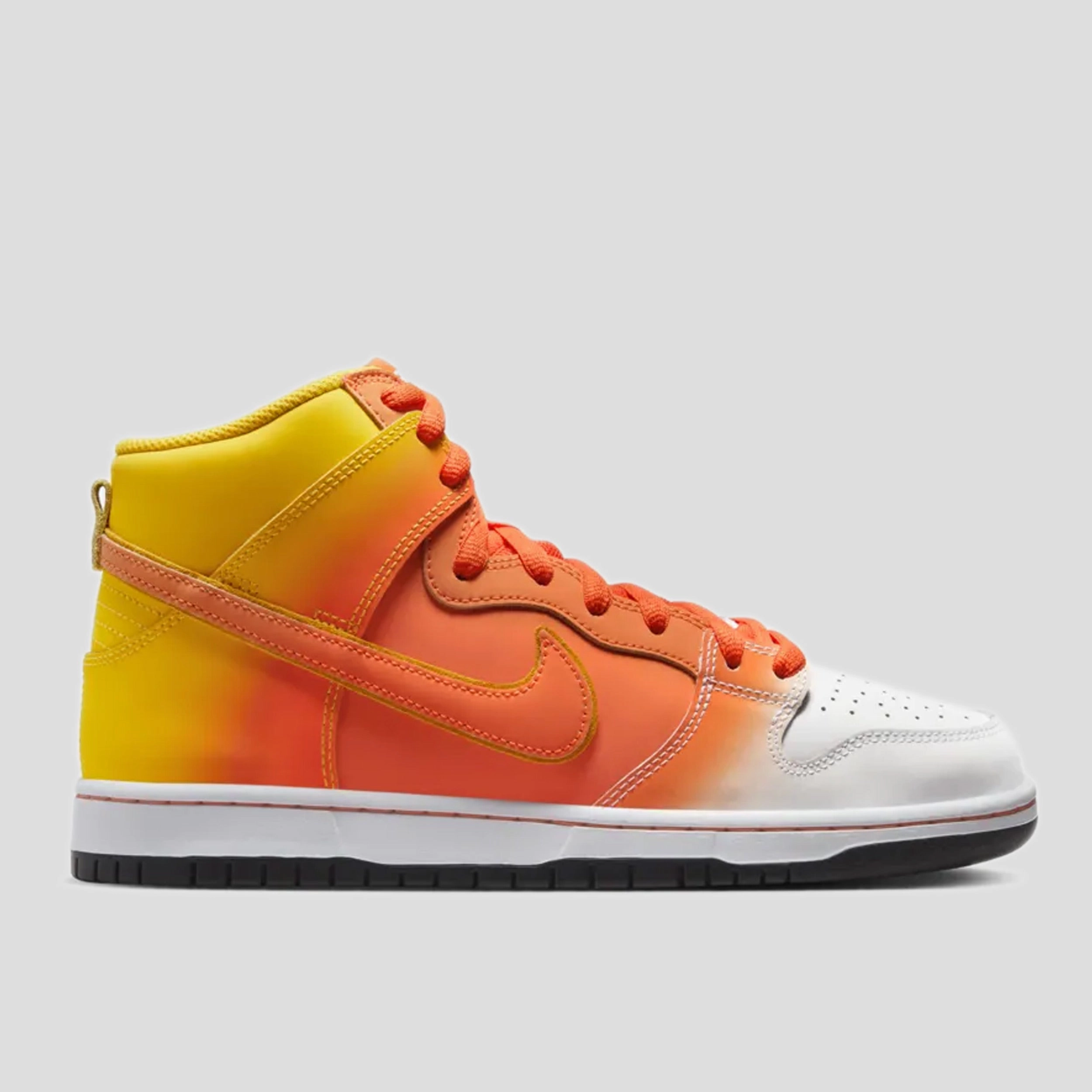 Asics Steve Aoki Shoes Nike SB Dunk High Pro Skate Shoes Amarillo / Orange / White / Black