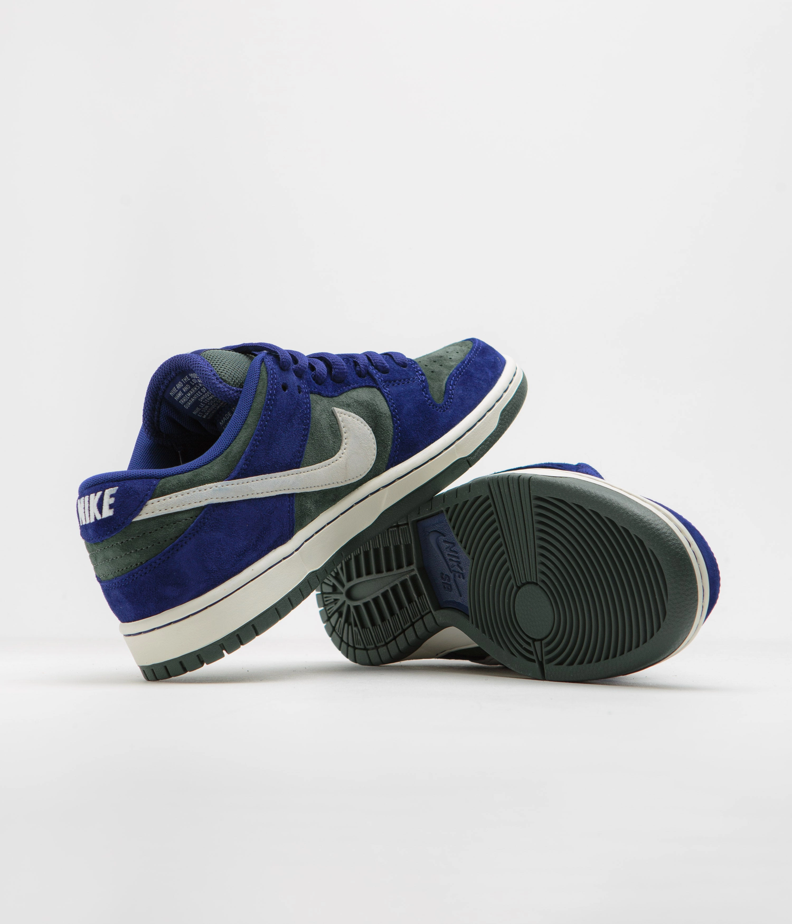 Nike SB Dunk Low Pro 'Wildcard' Shoes - Deep Royal Blue / Sail - Vintage Green Asics Size 16 Running Shoes