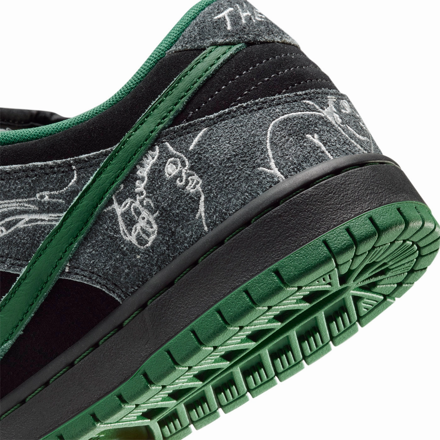 Nike SB Dunk Low Shoes - Black / Gorge Green - Summit White Asics Gel Resolution 9 Tennis Shoe