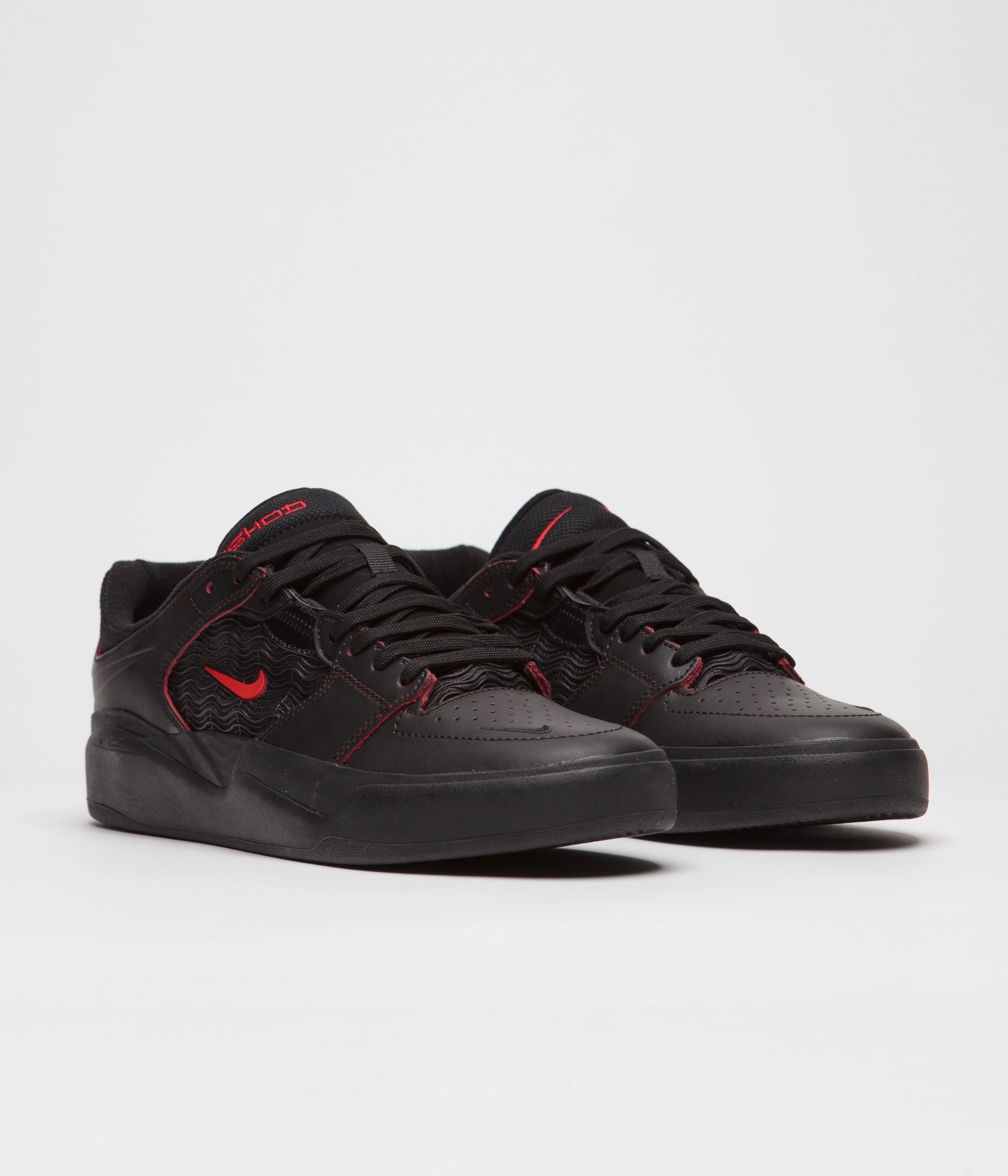 Nike SB Ishod Premium Shoes - Black / University Red - Black - Black Asics Gel Kayano Shoes